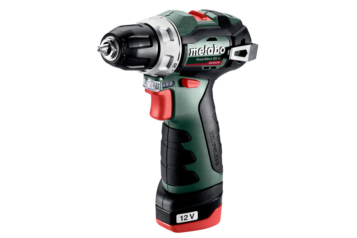 Metabo skruetrækker PowerMaxx BS BL med 2x2Ah batterier og lader