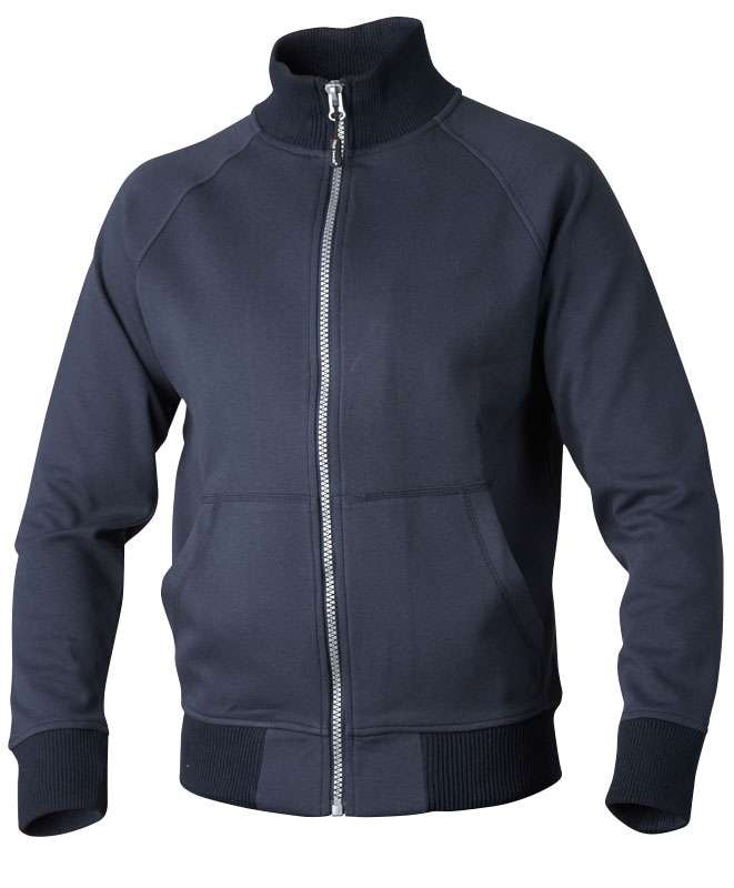 Top Swede 0202 sweatshirt med lynlås sort str. 3XL