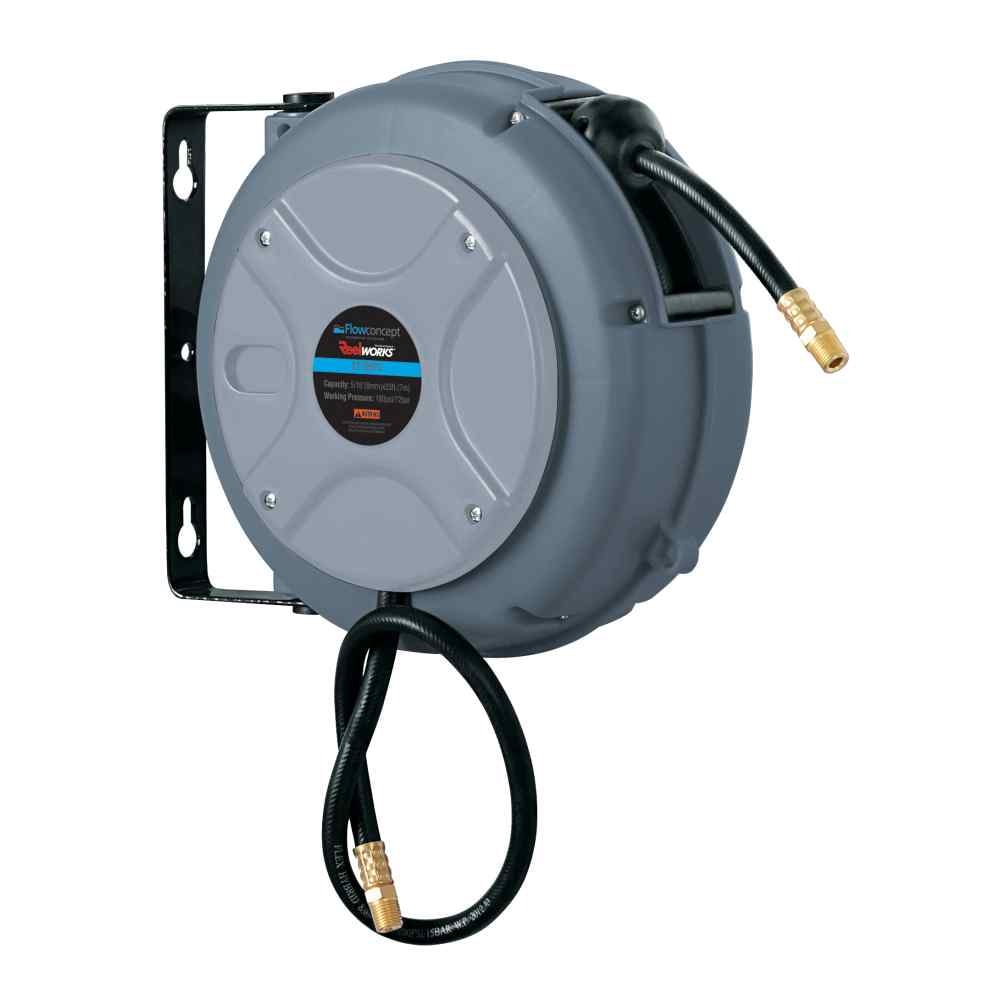 Flowconcept automatisk slangeopruller MINI 12 bar 8/12mm x 7m PUR slange 3/8"