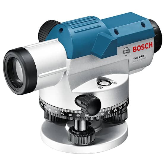 Bosch optisk nivelleringinstrument GOL 26 d grad. Vinkelmåling i grader