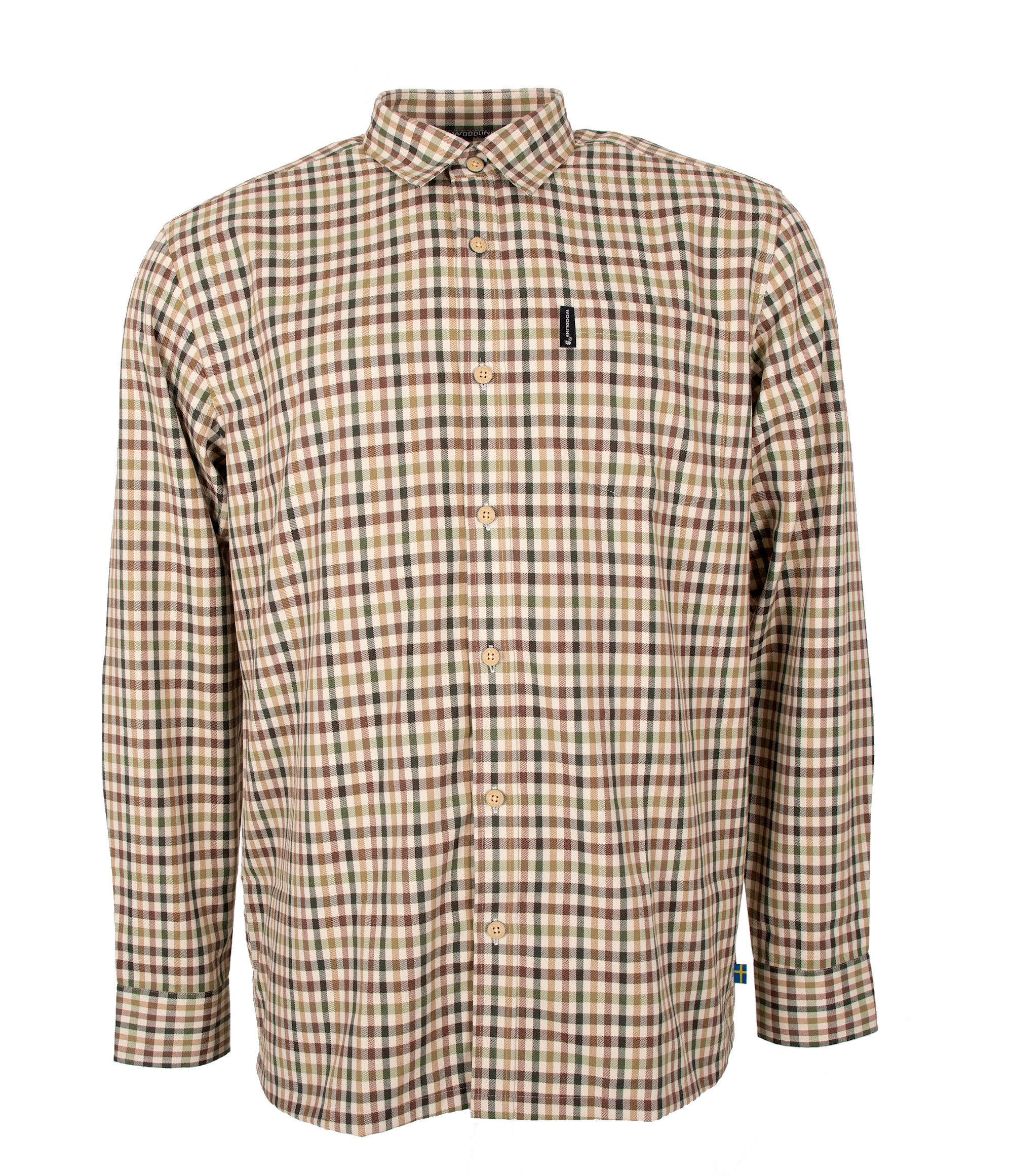 Woodline Skjorte Plott str 2XL