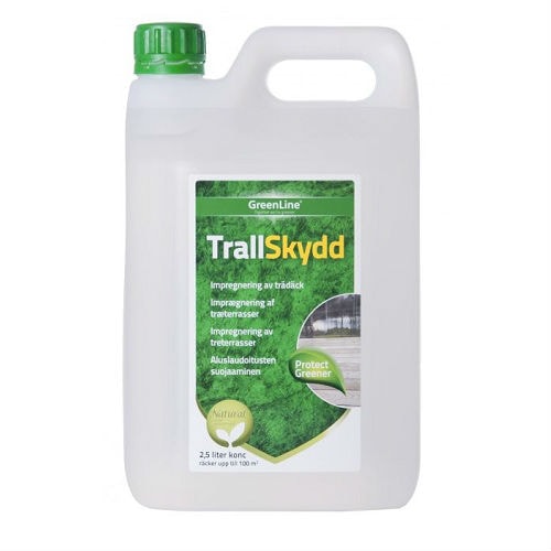 Greenline træterrasse beskyttelse mod alger 2,5 liter til ca. 75 m2