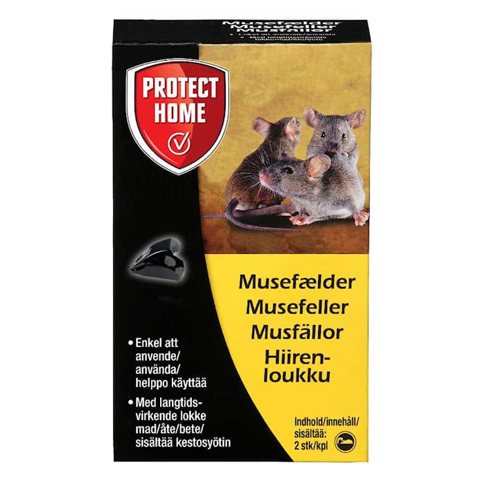 Protect Home Snap musefælde, Plast 2 stk.