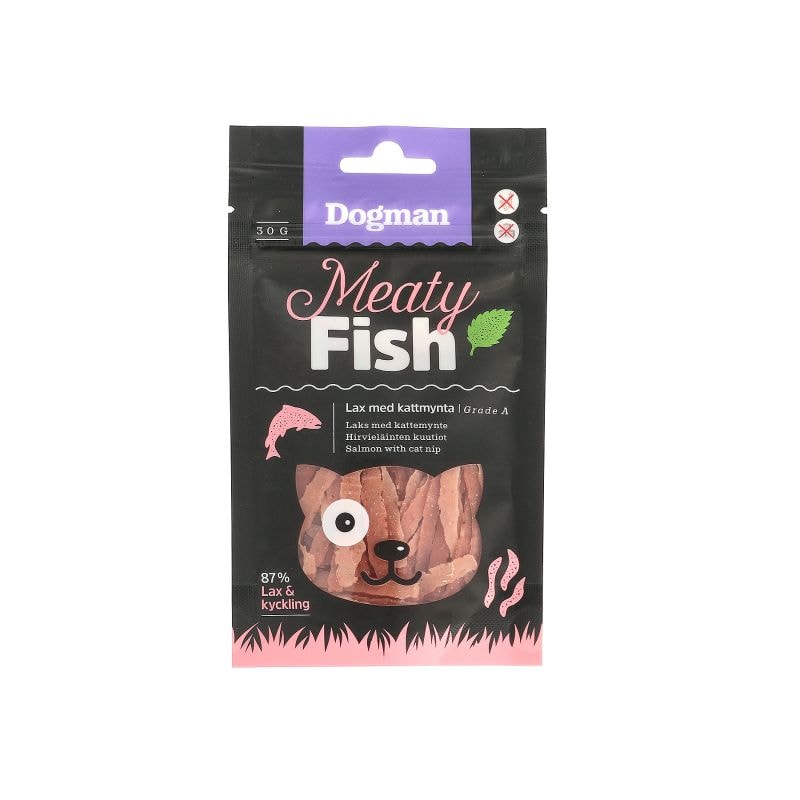 Dogman Laks med kattemynte 30g