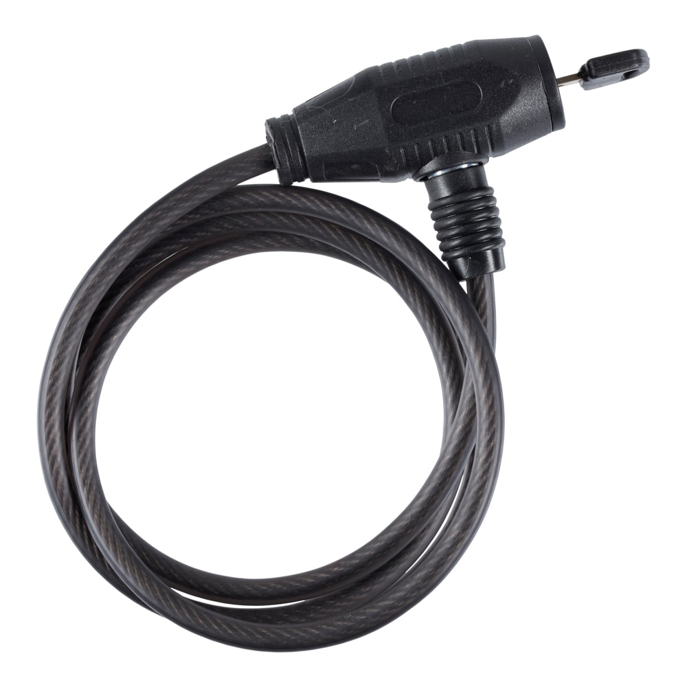 Urban kabellås mat sort med nøgle 6 x 1200 mm