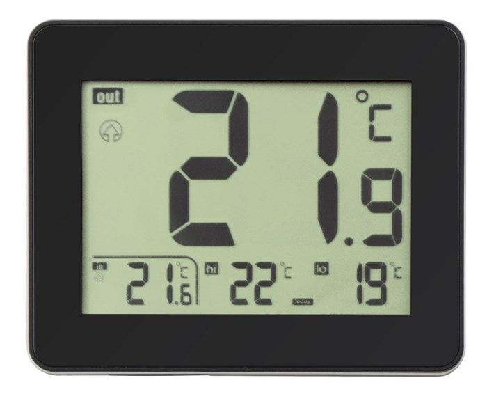 Day termometer ude/inde med ledningssensor