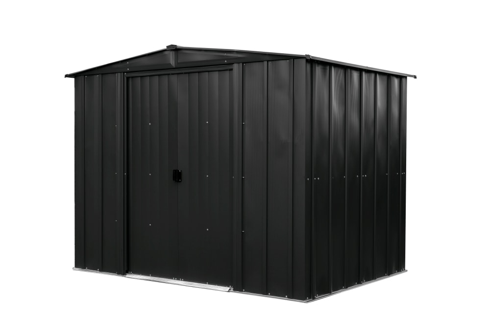 Spacemaker 5x4 redskabsrum i grå metal 122 x 151 x 198 cm - Garage / Carport / Redskabsskur, Udemiljø