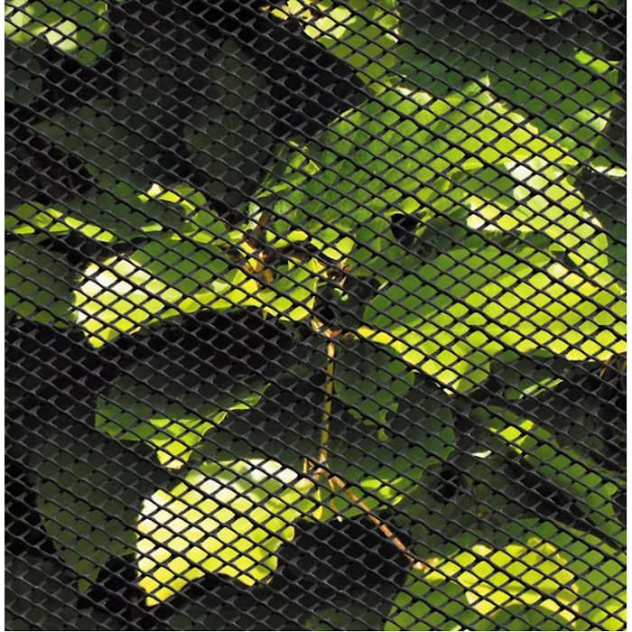 Hortus insektnet i sort plast 1,9 x 1,9 mm