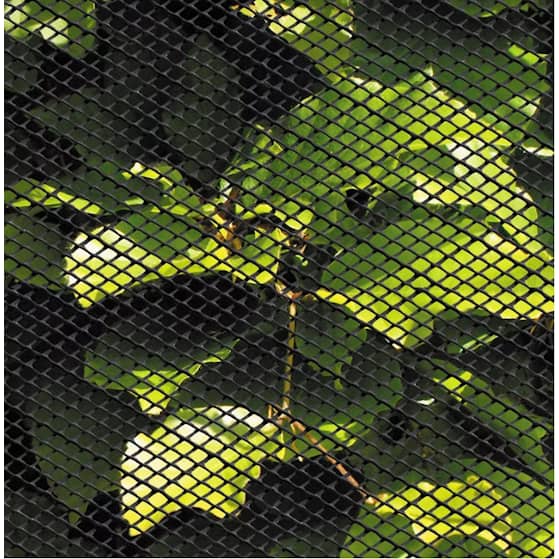 Hortus insektnet i sort plast 1,9 x 1,9 mm
