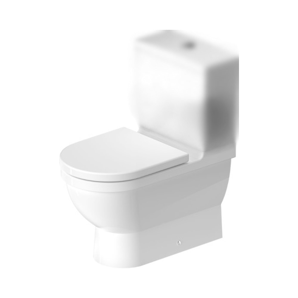 Duravit Starck 3 toilet. Back-to-wall gulvstående underdel - Gulvstående toilet, Toiletter