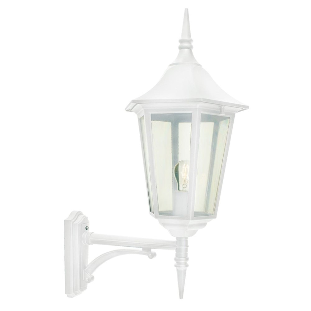 Norlys Modena Big væglampe up hvid E27 IP54