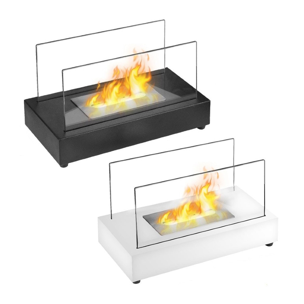 CACH Fires Lambeth bord-biopejs i hvid D20,5 x H18 x L35,5 cm - Brændeovne - pumper og biopejse, Opvarmning