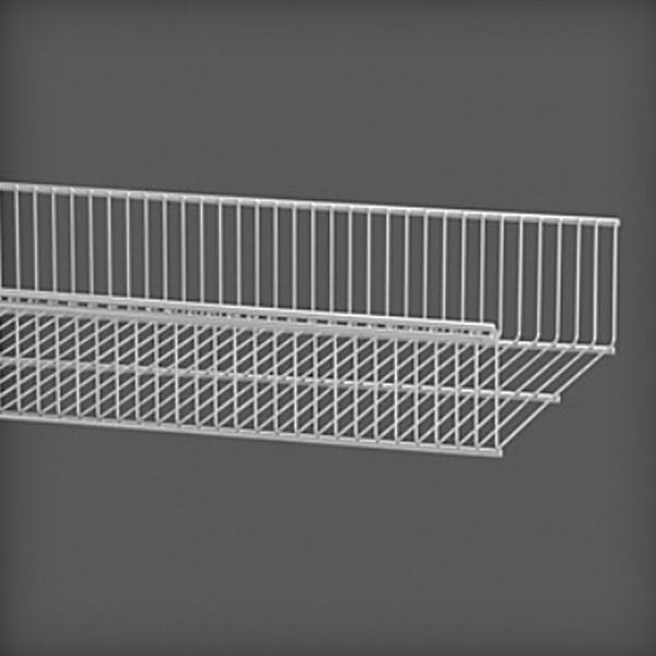 Elfa Décor trådhyldekurv 30 i platin 337 x 96 x 607 mm