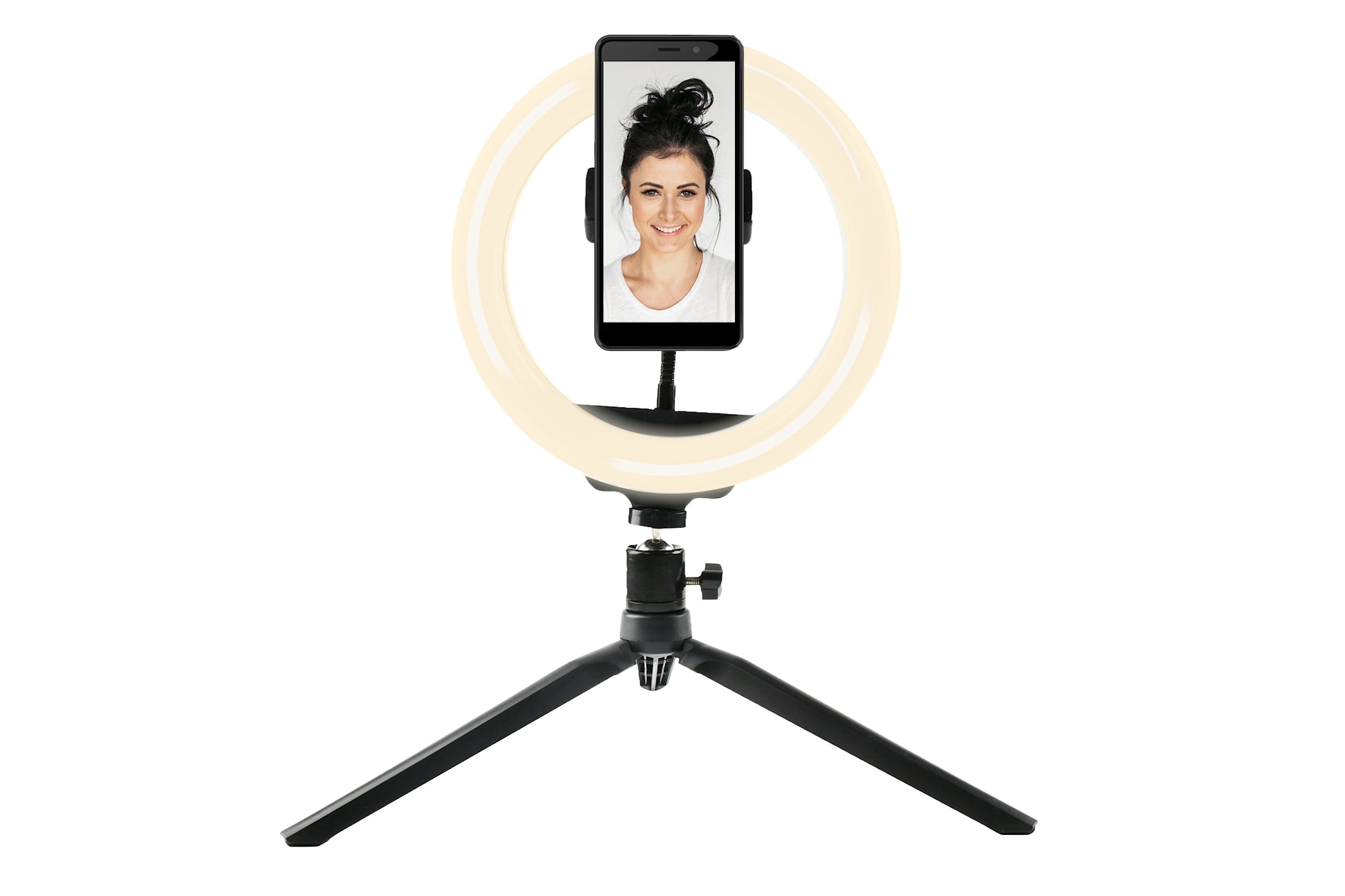 Denver RLS-801 LED ringlampe/selfielys 8" - Kamera, Hjemmeelektronik