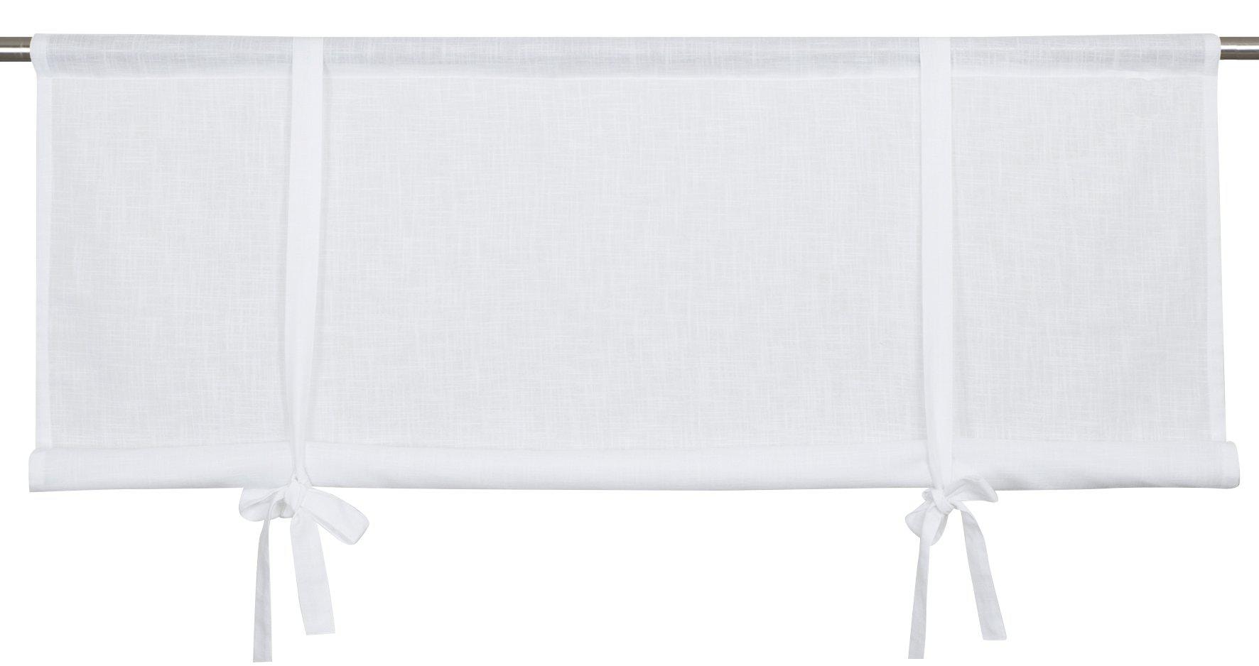 Svanefors Otila gardin med bindebånd i bomuld 90 cm