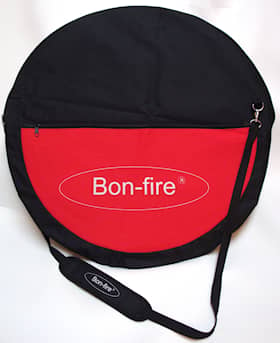 Bon-fire taske til grillrist Ø60 cm, polyestersort / rød