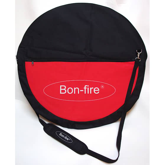 Bon-fire taske til grillrist Ø60 cm, polyestersort / rød