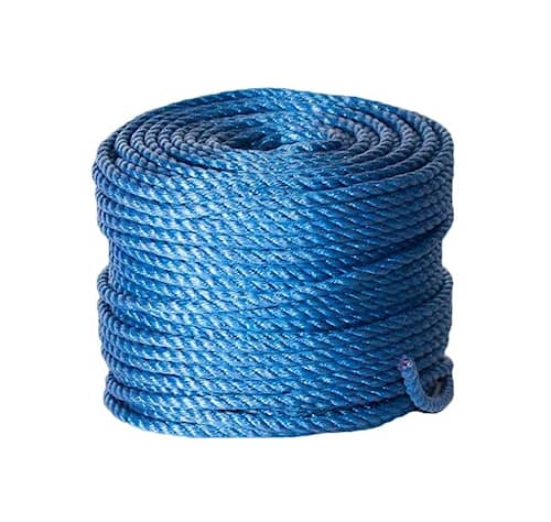 Polyreb 3-slået blå ISO1346 6 mm x 110 meter