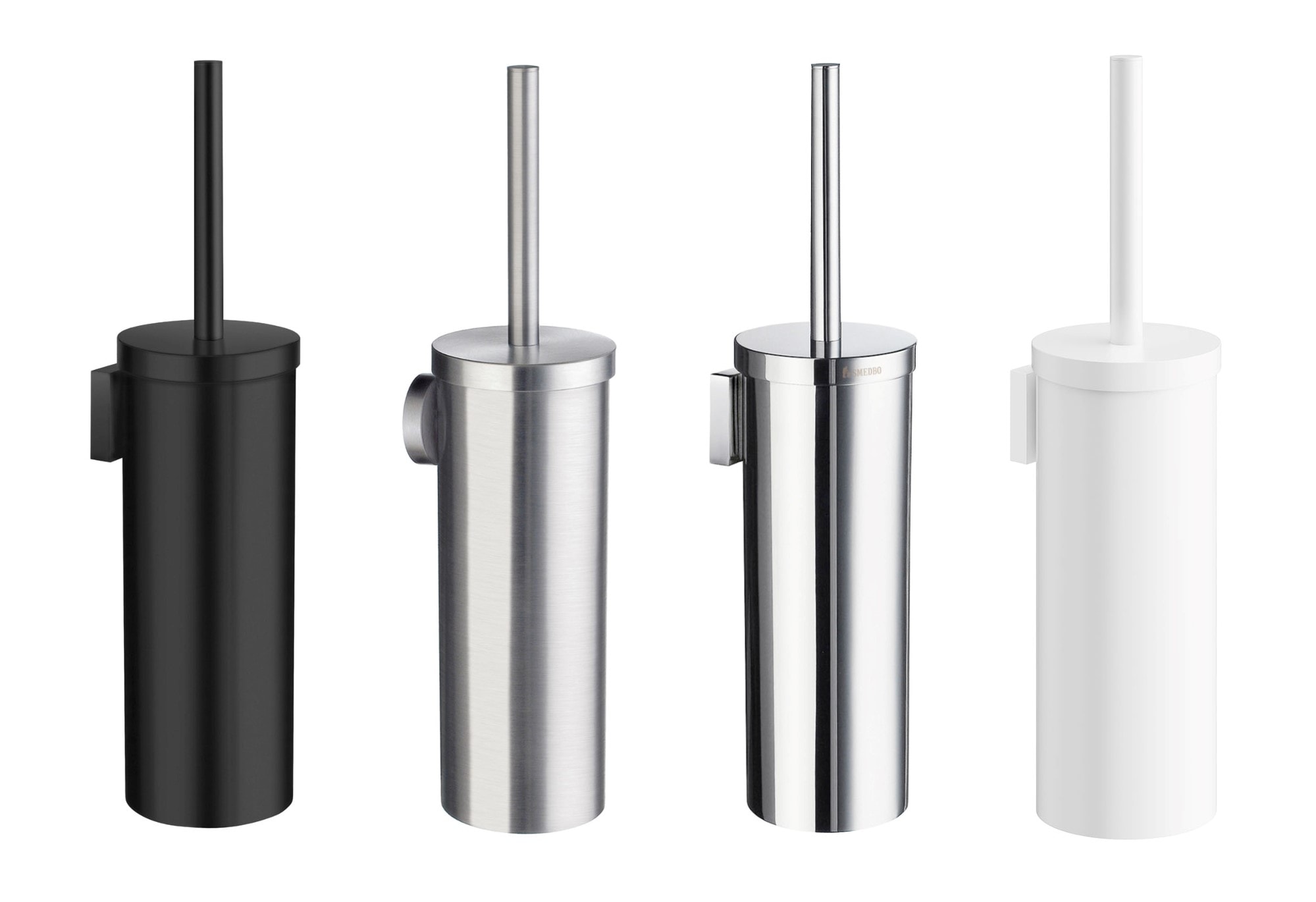 Smedbo House WC-børste børstet krom til væg H390 mm