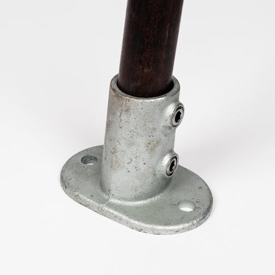 Clarrods Clamps CL232 vinklet justerbar flange 4-10 gr. Ø48,3 mm