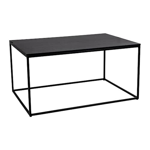 House Nordic Vita sofabord med sort ramme og sort bordplade