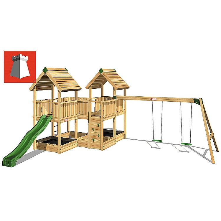 Hy-land projekt 6 legeplads med gyngemodul til offentlig brug 810-106SM