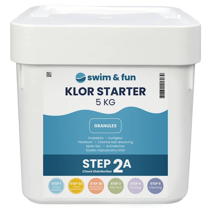 Swim & Fun Klor Starter granulat 5 kg