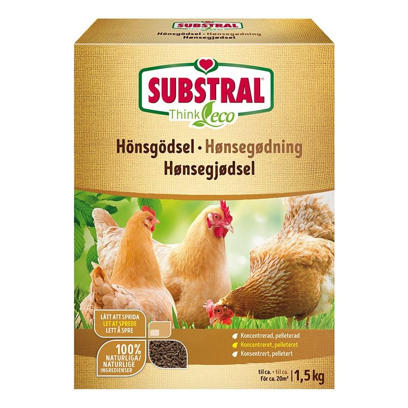 Substral Hønsegødning 1,5 kg