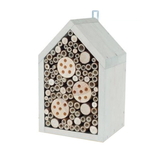 Care Bird insekthotel hvidolieret 17 x 27 x 14 cm