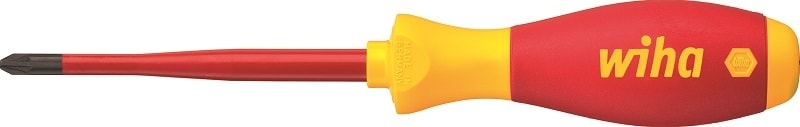 Wiha SlimFix Electric skruetrækker 1000V med SoftFinish og Pozidriv PZ1
