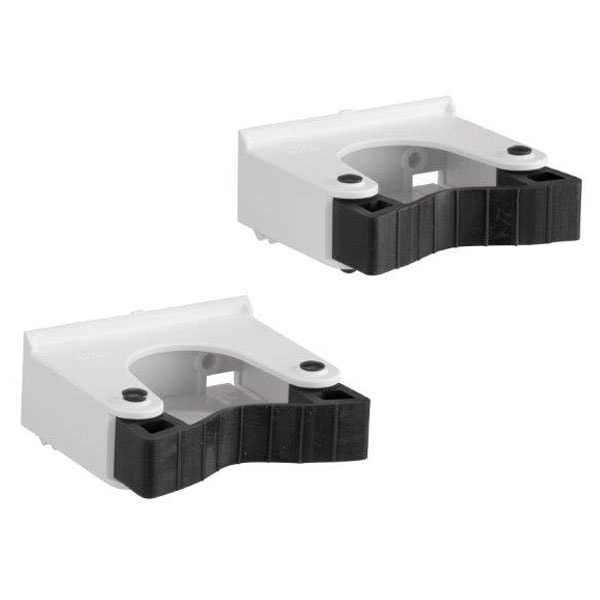 Elfa Utility redskabsholder i hvid Ø 30-40 mm Pakke med 2 stk.