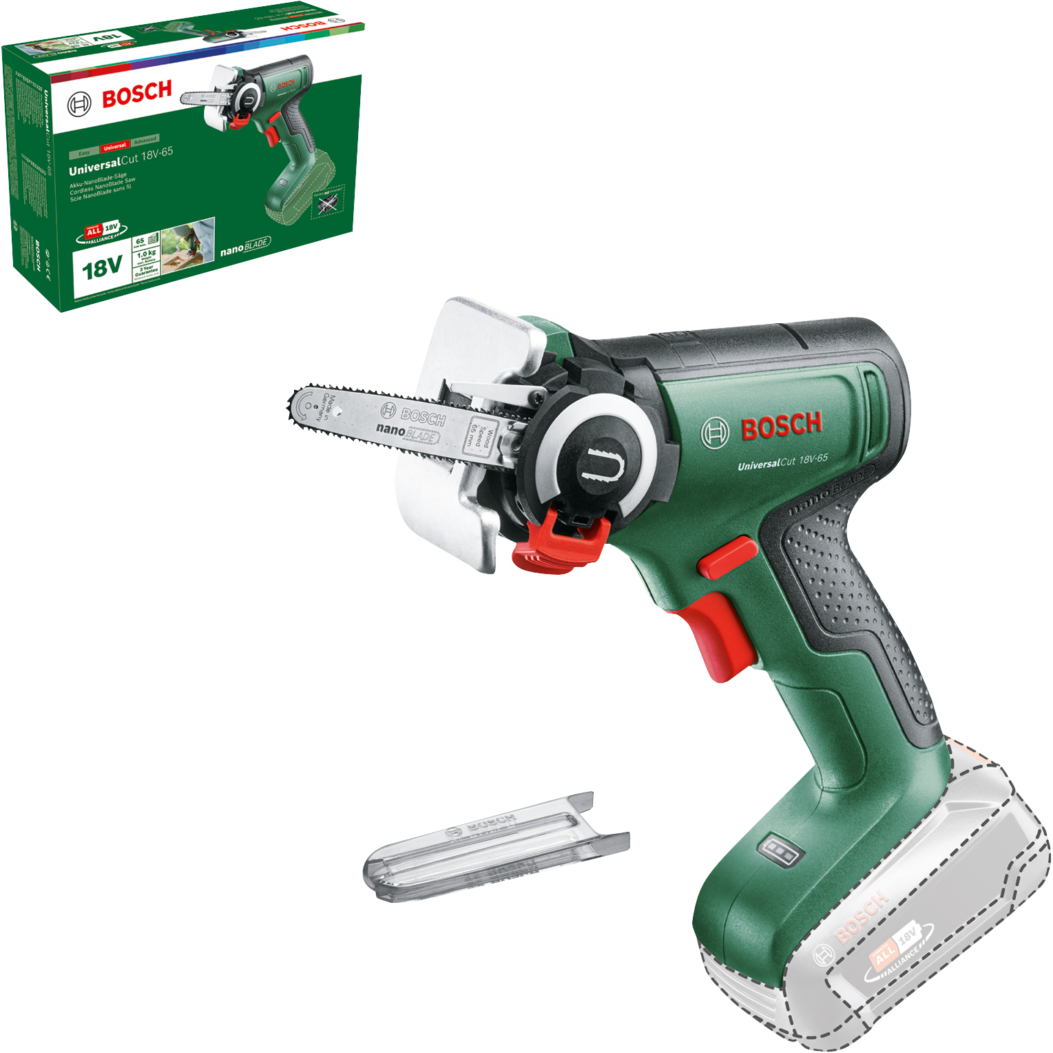 Bosch DIY Akkumultisav Universalcut 18V-65 Solo