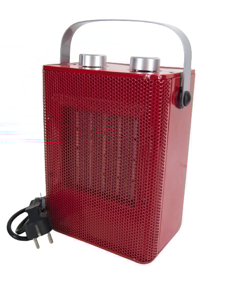 Ensonordic Case varmeblæser hvid 2000W