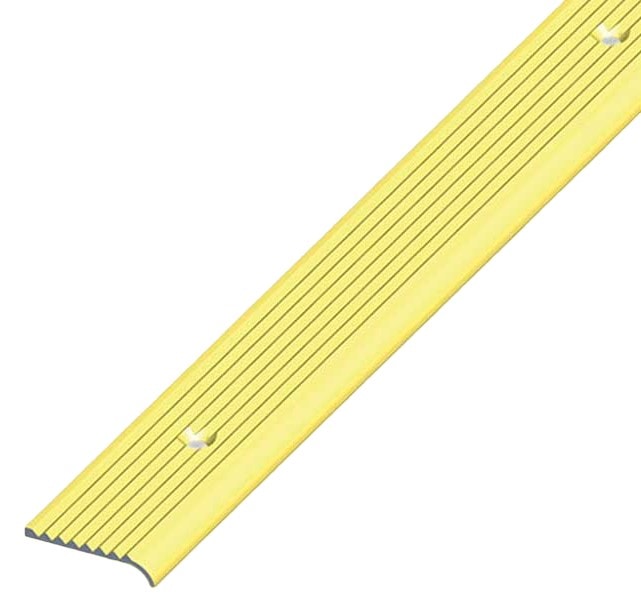 Alfer afslutningsprofil messingeloxeret 25 x 6 mm 1 meter