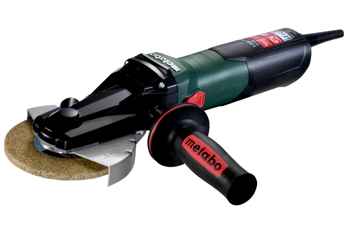 Metabo vinkelsliber med platt huvud WEVF 10-125 Quick Inox
