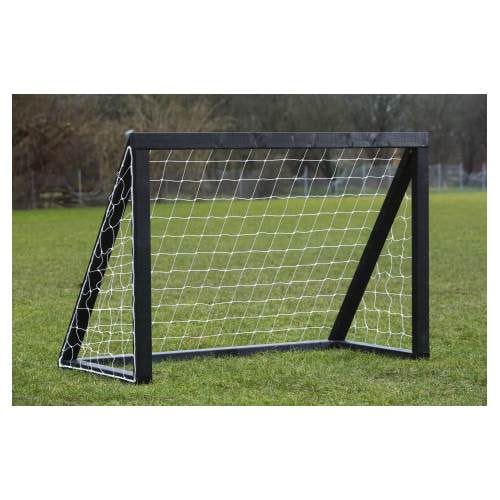 Homegoal Pro Junior fodboldmål i træ sort 175 x 140 cm