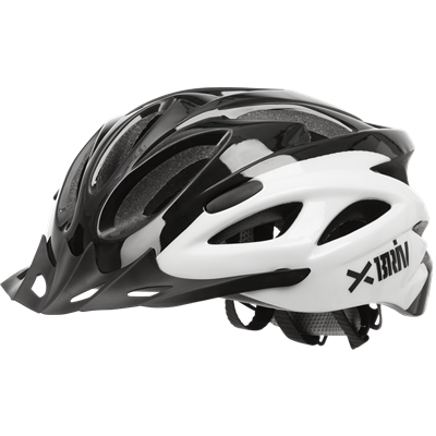 Cykelhjelm Briv Sort/Hvid 57-62
