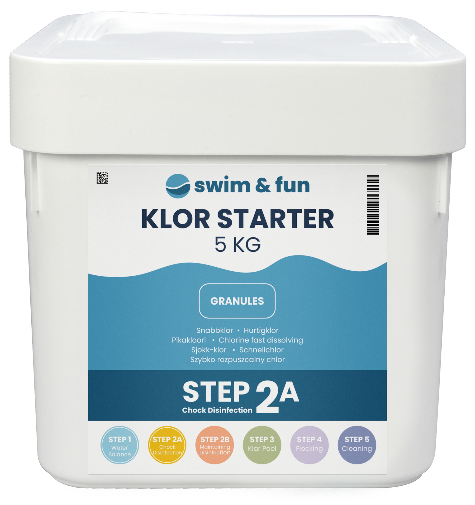Swim & Fun Klor Starter Quick granulat 5 kg