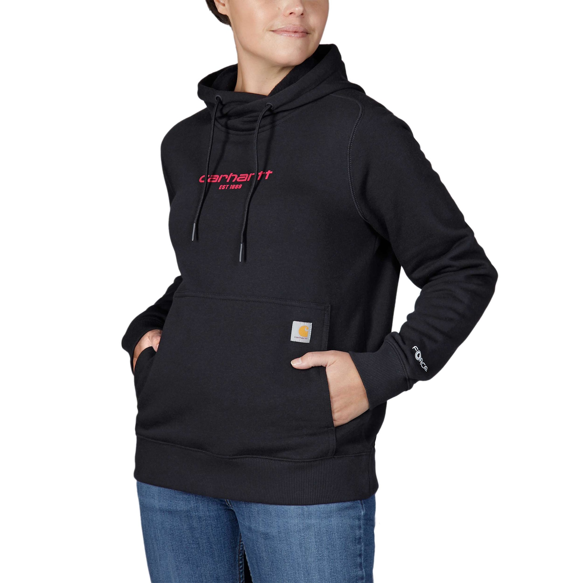 Carhartt Force Hoodie Ladies Black XL