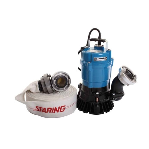 Tsurumi HS2.4S entreprenørpumpe 2" med 15 meter slange