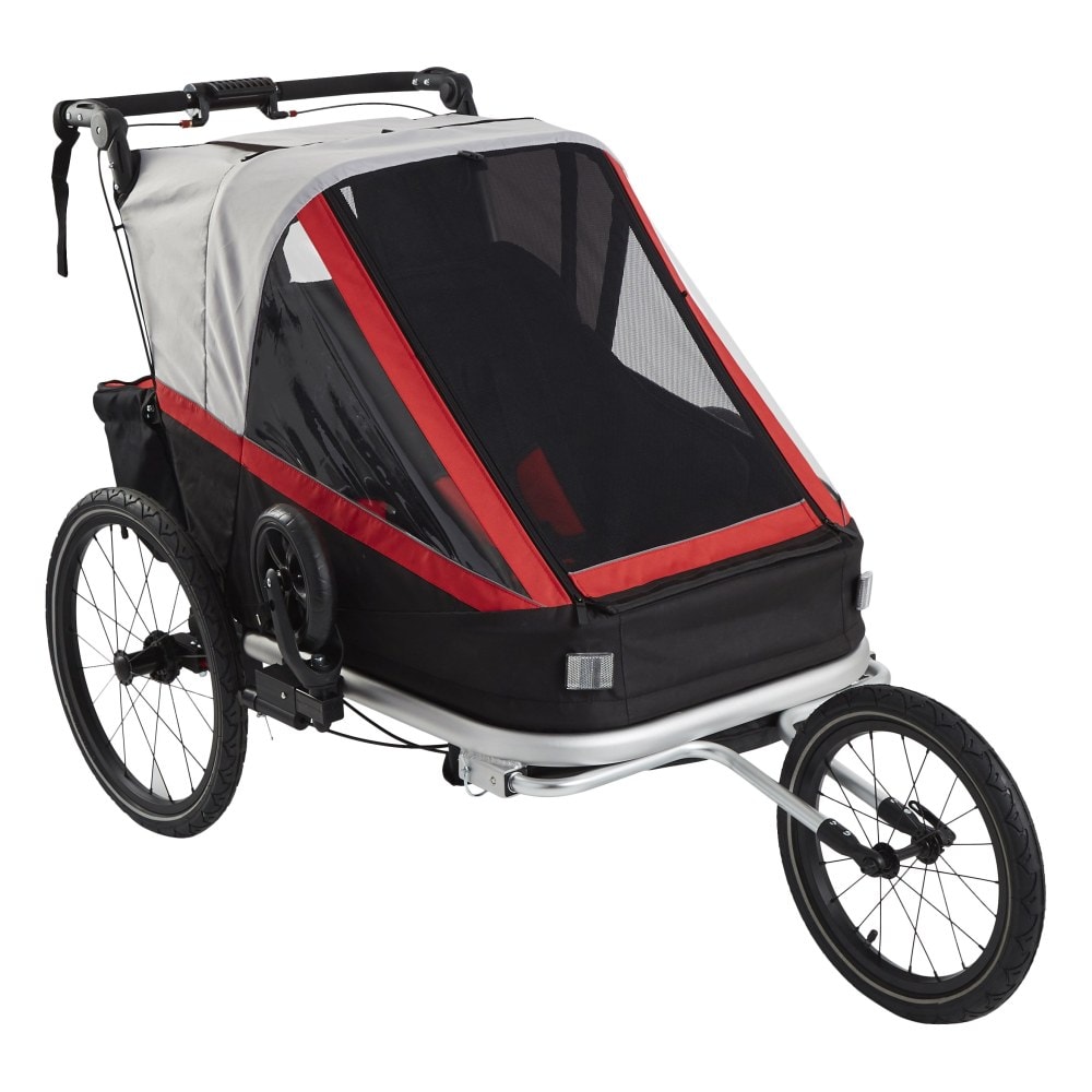 Rawlink 3-i-1 cykelanhænger inkl. regnslag og solsejl