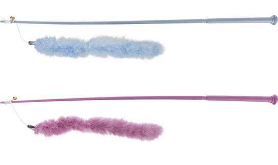 Katteudsmider XXL med fjerboa 65 cm