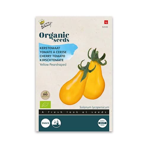 Buzzy Organic tomat gul Yellow Pearshaped økologiske frø