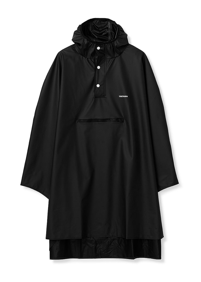 Tretorn RainPoncho Pu Light One Size Black