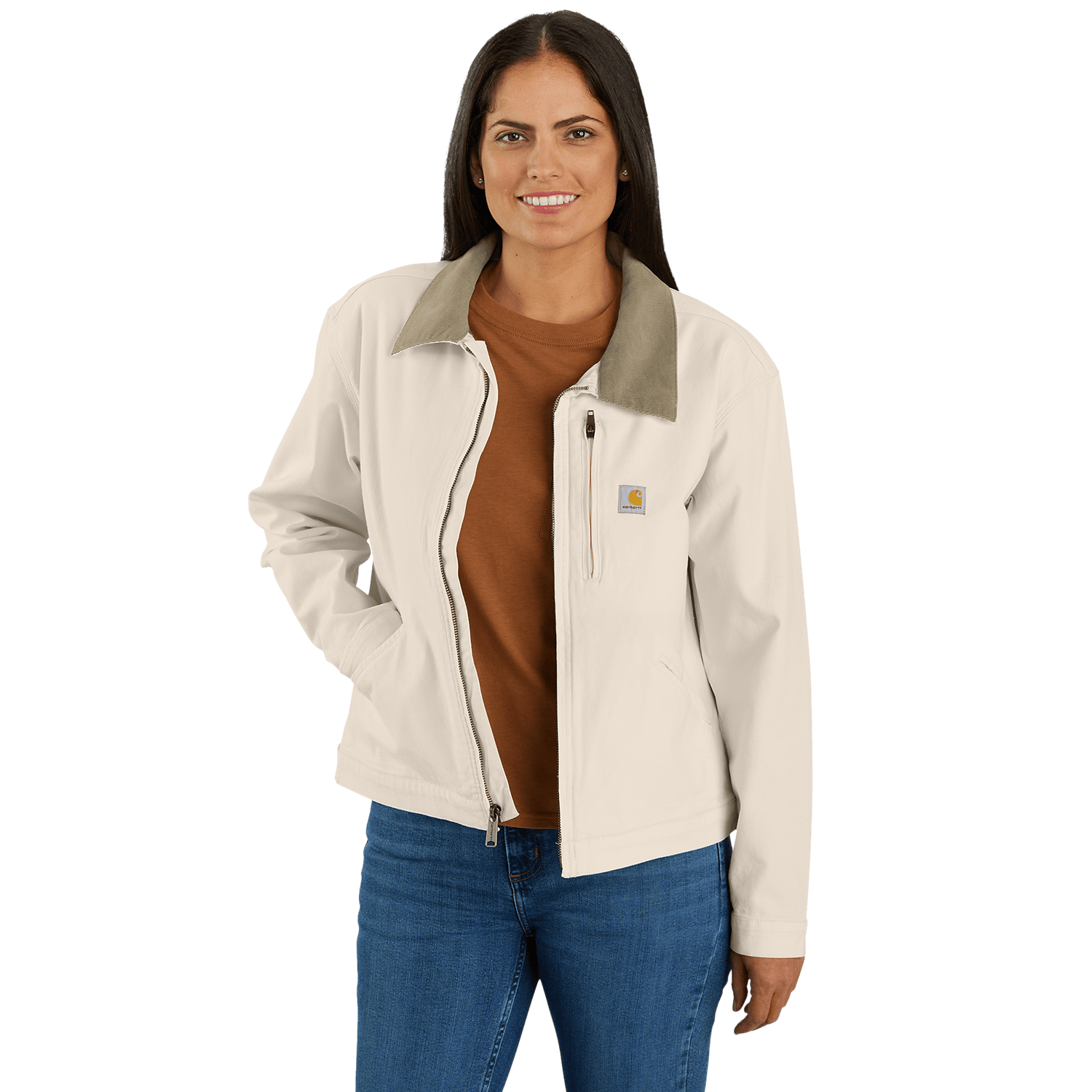 Carhartt Iconic Crawford Detroit Jacket Women Natural XL