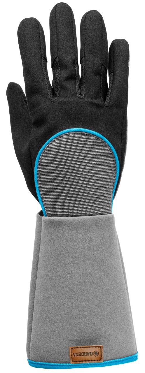 Gardena havehandske mørkegrå langskaftet str. 9