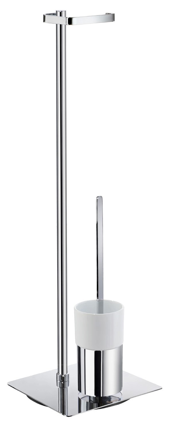 Smedbo Outline toiletpapirholder/WC-børste krom