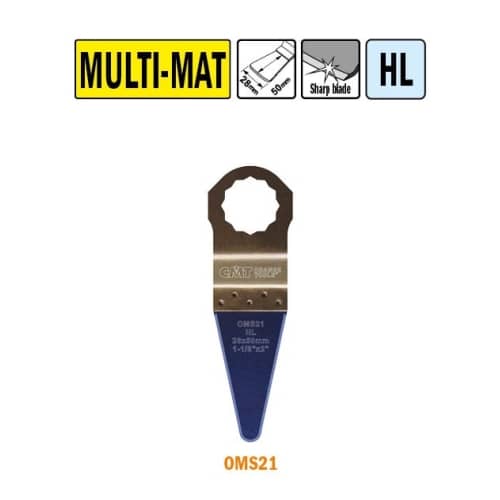 CMT Multicut Supercut HL skarp hjørneskraber til forsk. materialer 28 mm 5 stk.