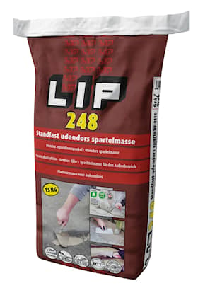 LIP 248 udendørs spartelmasse standfast grå 15 kg