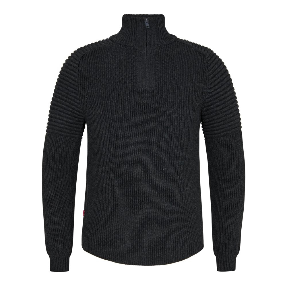 Engel Extend striktrøje dark grey melange